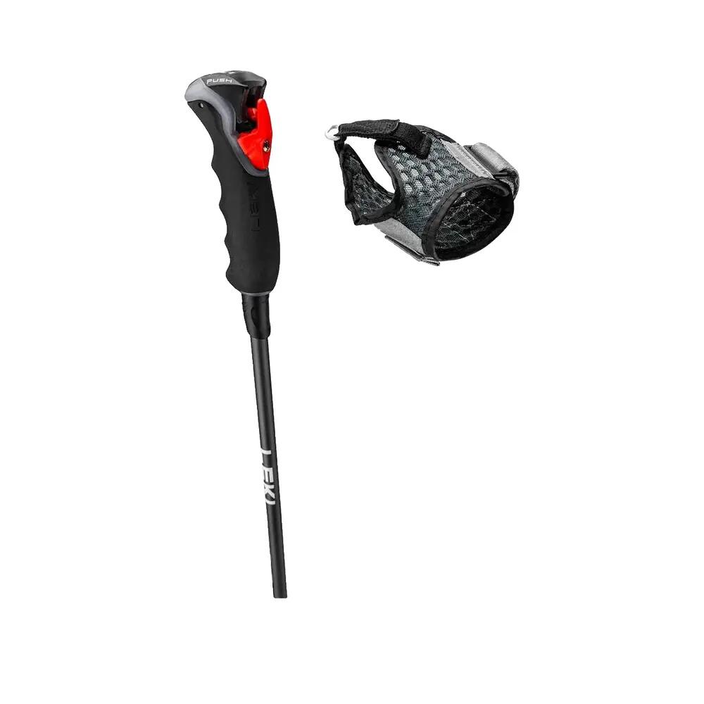 Bâton de ski - Ski alpin - Adulte - Carbon 12 3D - Noir/Jaune fluo 8/10