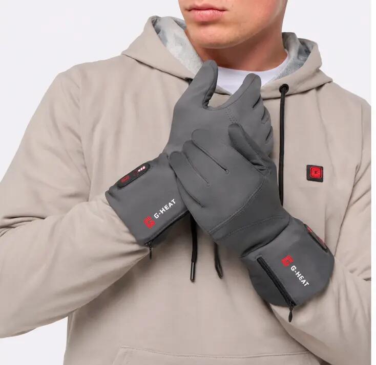 Volwassen Tactiele en Verwarmde Handschoenen Grijs - LICHT 5/8
