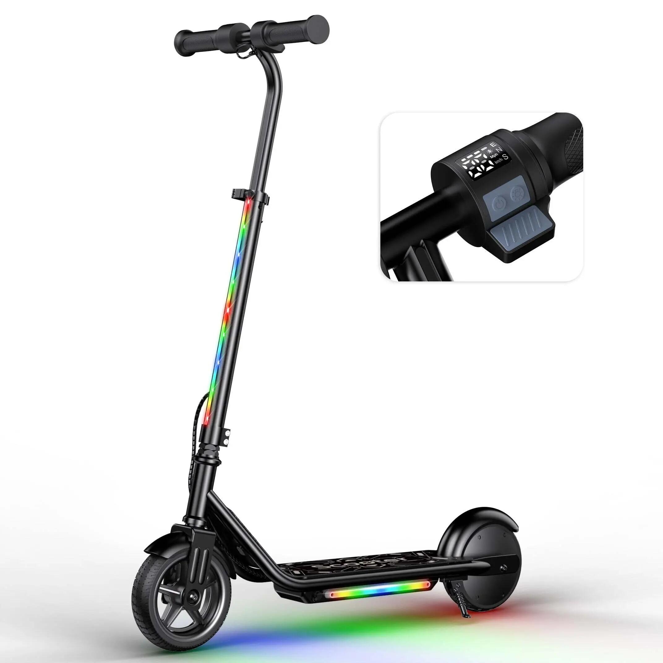 Trotinete elétrica infantil K2Pro com guiador regulável e motor de 150 W 3/7