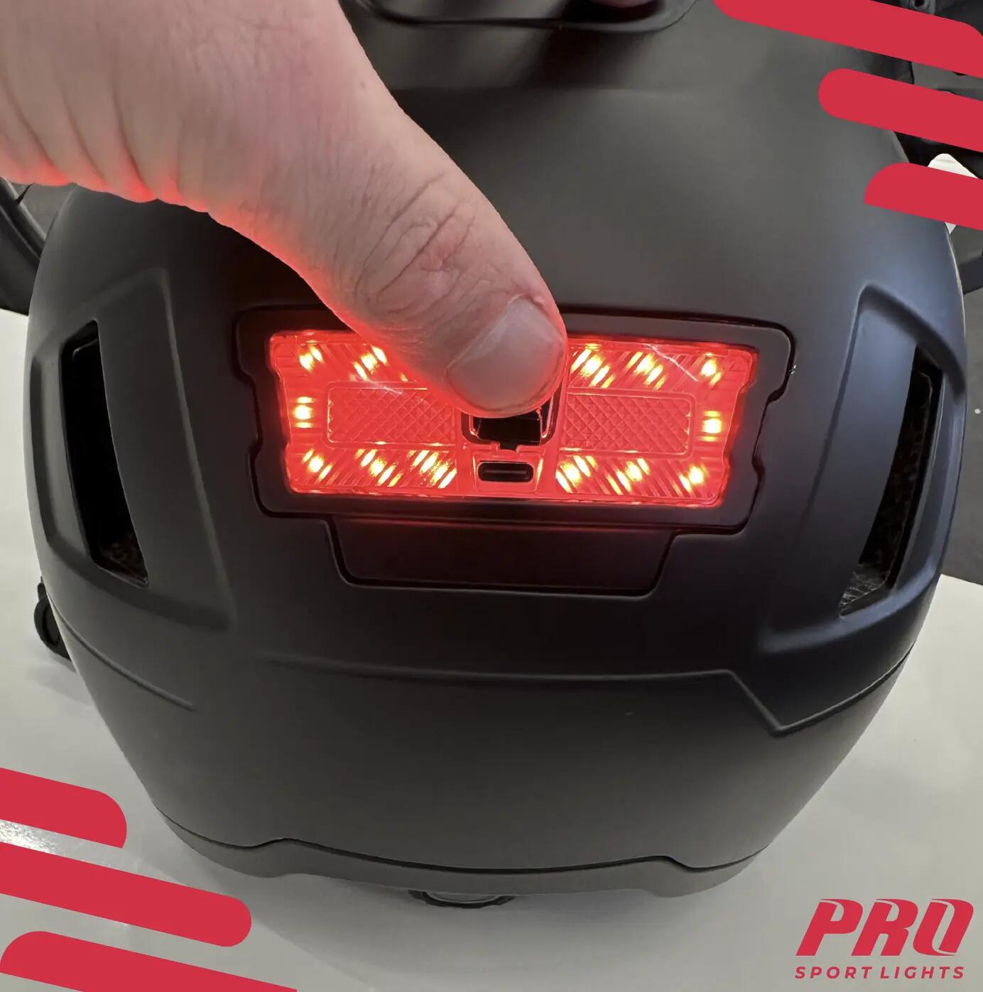 Casco de bicicleta Speed Pedelec para adultos con 2 viseras y luz LED - NTA 8776 8/15