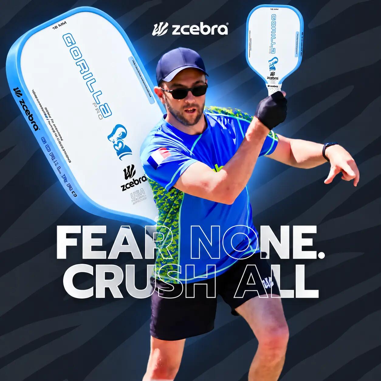 Pala de Pickleball Zcebra Gorilla Pro Series WHITE 6/6