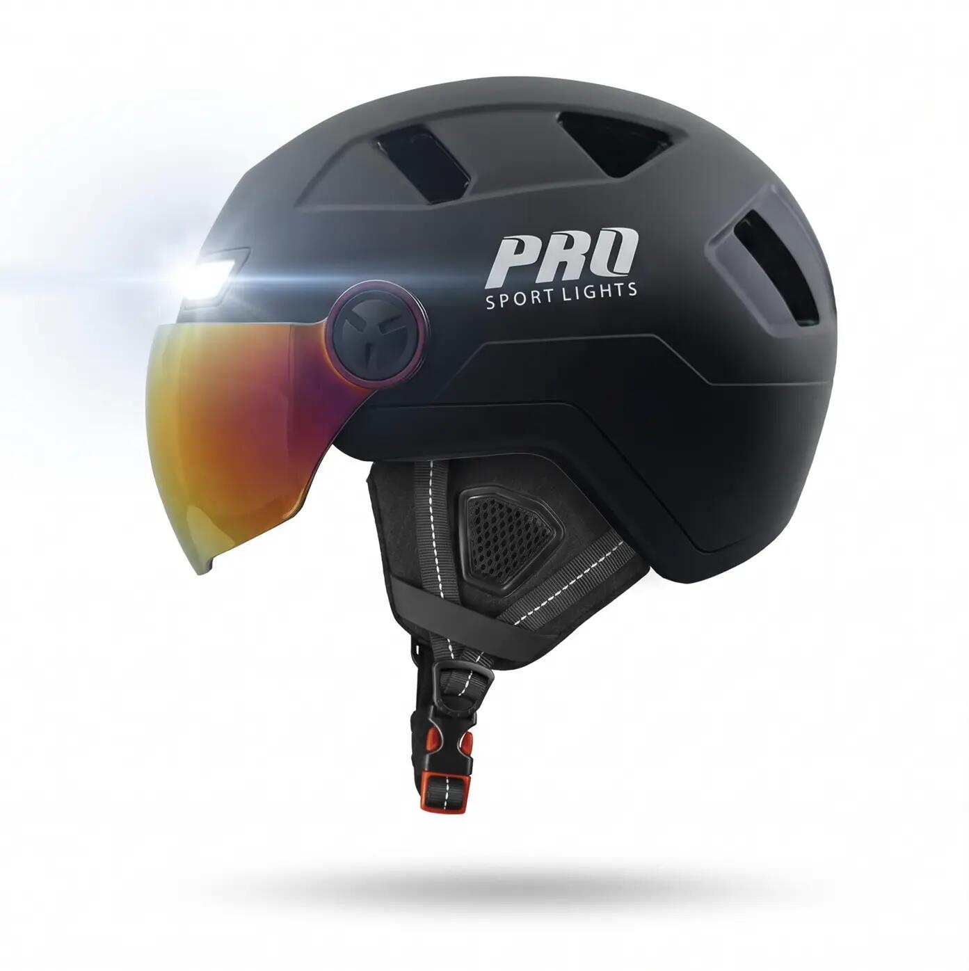 Casco de bicicleta Speed Pedelec para adultos con 2 viseras y luz LED - NTA 8776 3/15