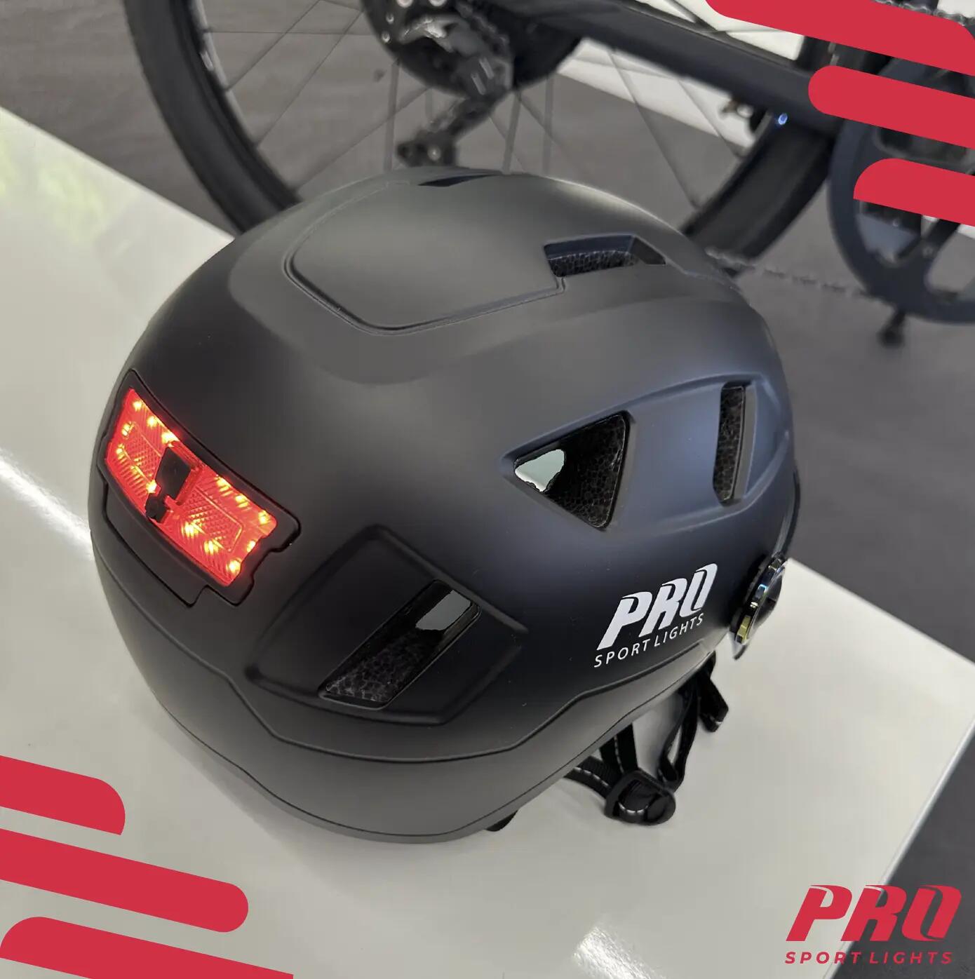 Casco de bicicleta Speed Pedelec para adultos con 2 viseras y luz LED - NTA 8776 12/15