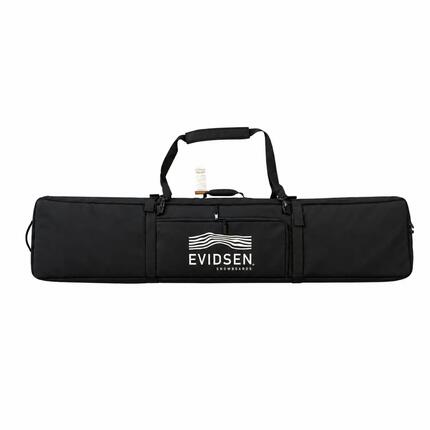 EVIDSEN – TROMSØ Travel Snowboard-Tasche mit Rollen 166 cm – Schwarz