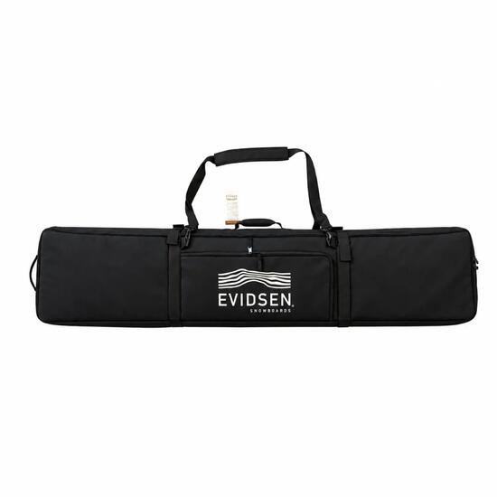 EVIDSEN – TROMSØ Travel Snowboard-Tasche mit Rollen 166 cm – Schwarz