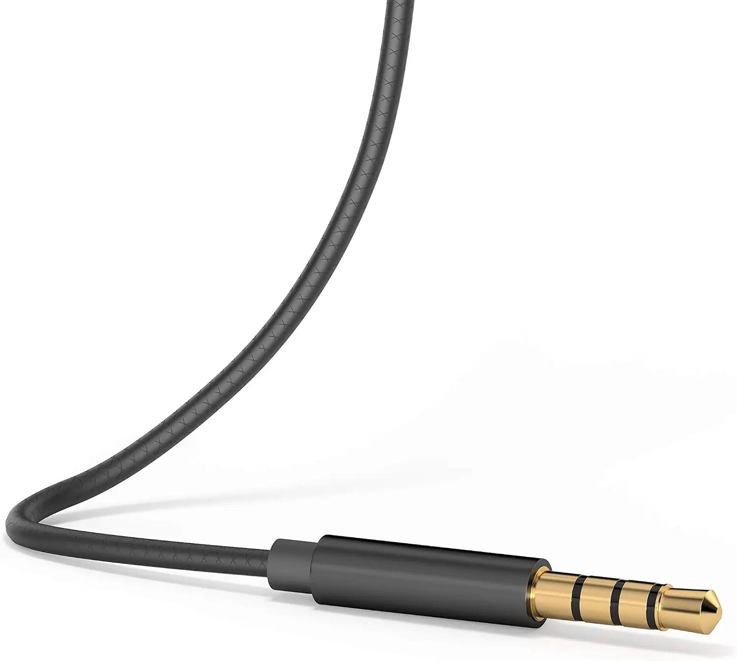 Auriculares HP DHE-7003 com Microfone Preto 3/5