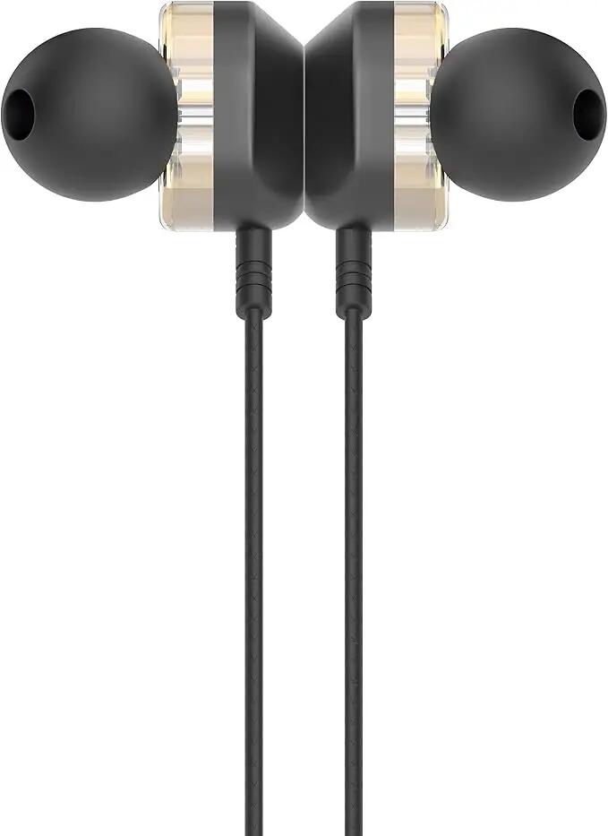 Auriculares HP DHE-7003 com Microfone Preto 2/5