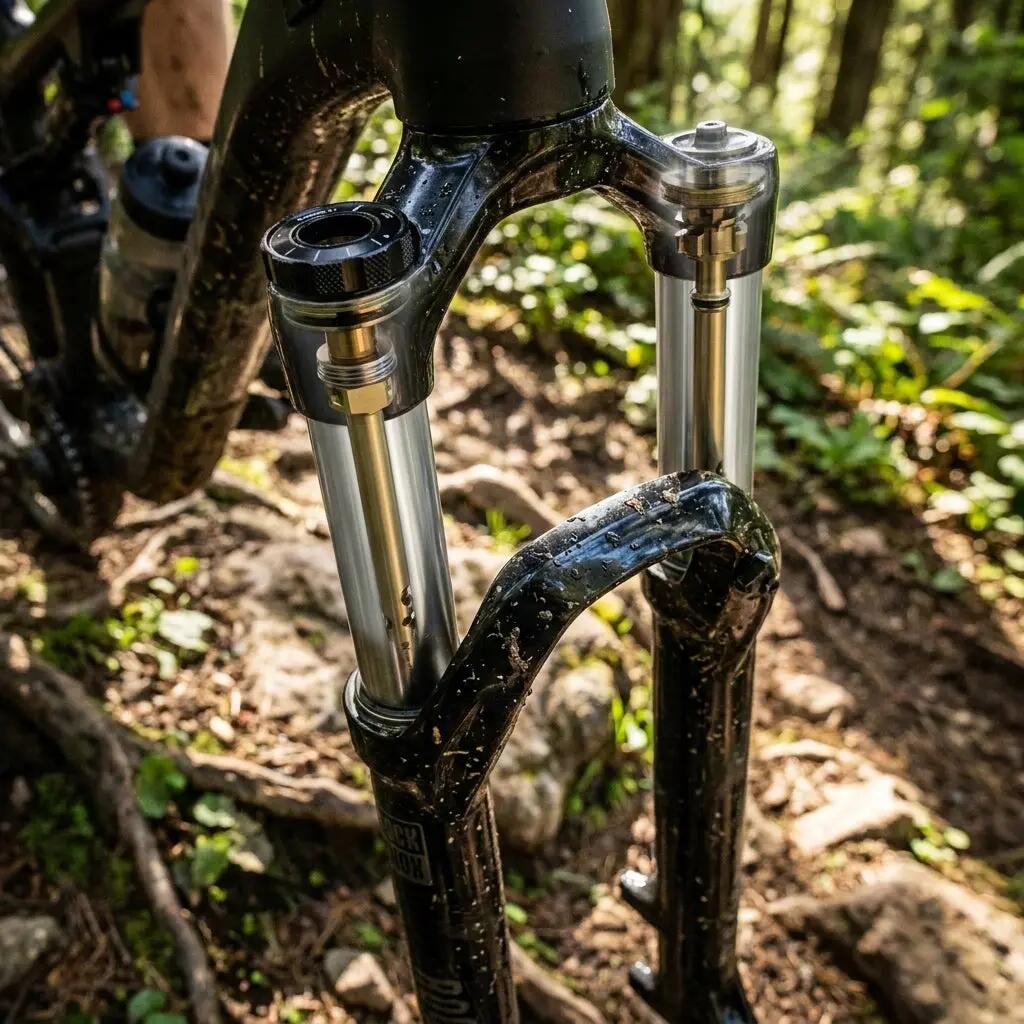 Kit di aggiornamento della forcella con Butter Cup Crown Pike C1+ Rockshox Charg 2/3