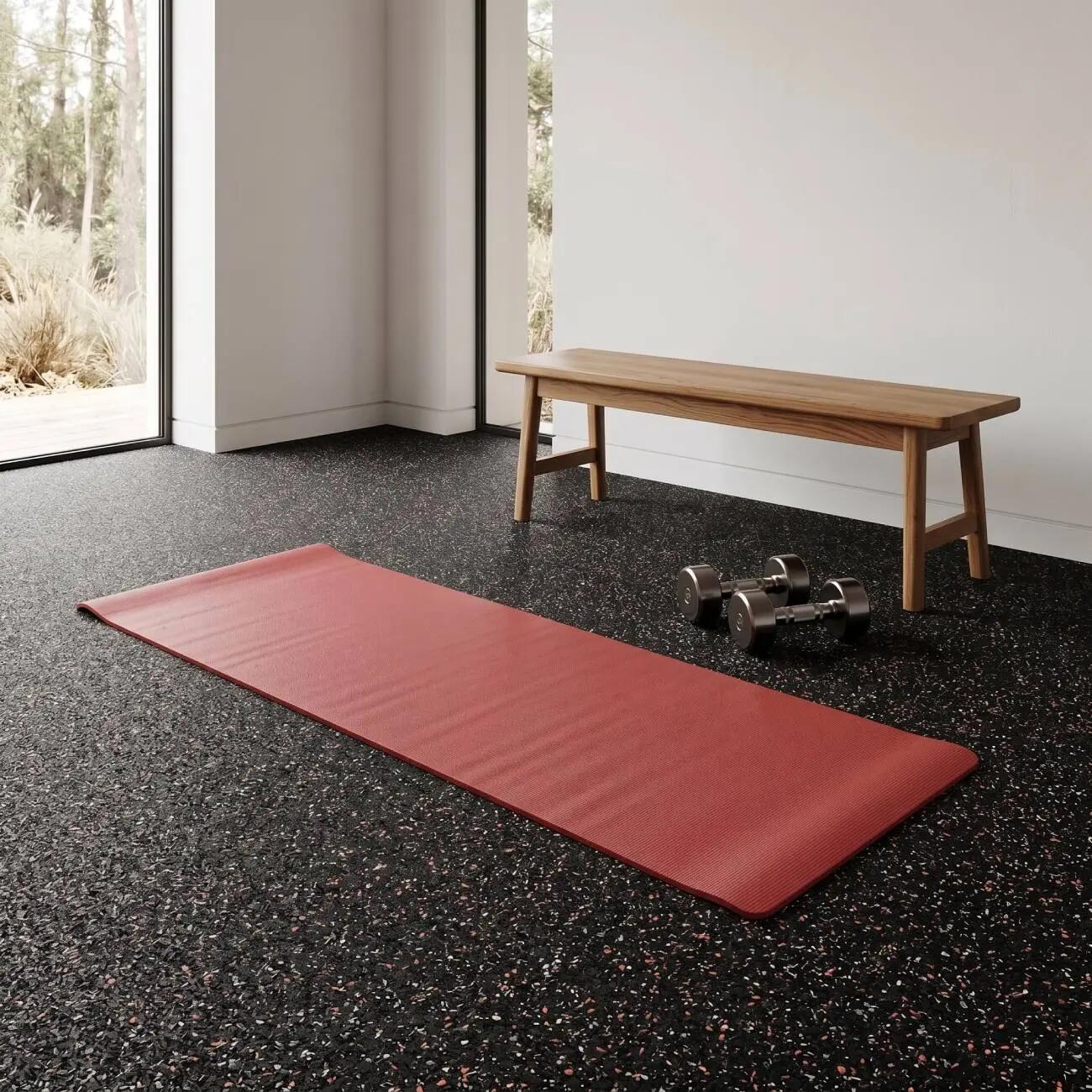 Pavimento antideslizante SBR 6 mm antivibración, 1,25×10 m | ENERGY PLUS 8/8