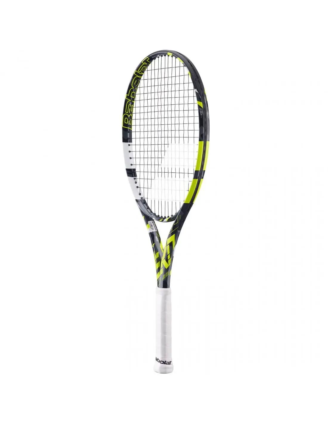 Raqueta de tenis infantil Babolat Pure Aero Jr. 26 S CV gris/amarillo/blanco G0 2/4
