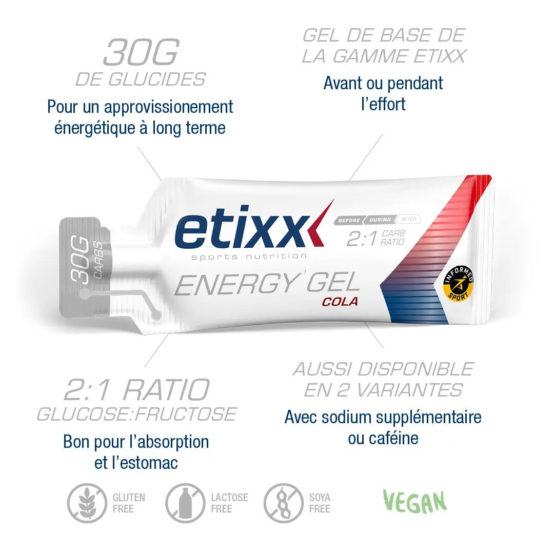 Etixx Energy Gel Cola 12x40ml 2/5