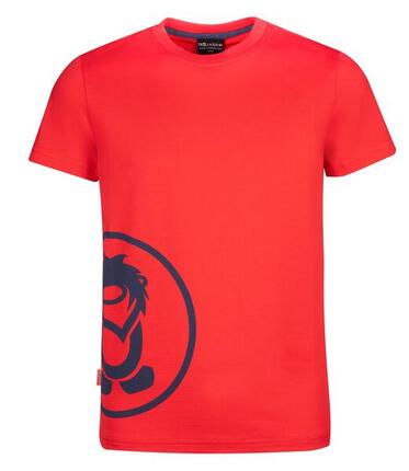 Kinder T-Shirt Kroksand Hellrot / Blau