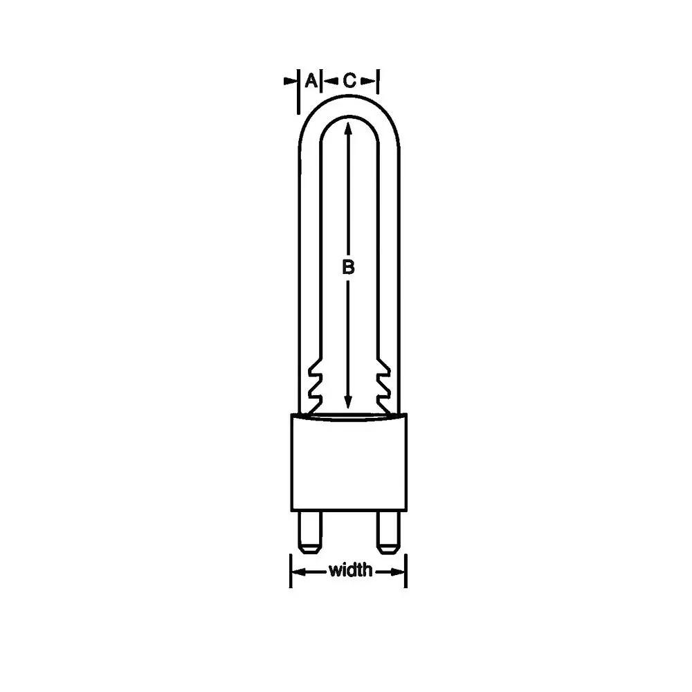 Cadeado Latão, Haste Ajustável 7-15 cm, Chave 2/3