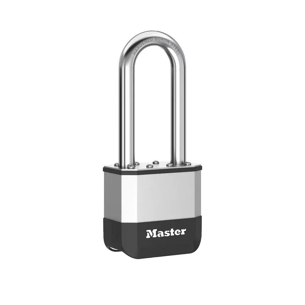 EliteTM 52mm laminated padlock - 64 mm hardened boron steel long shackle 3/9