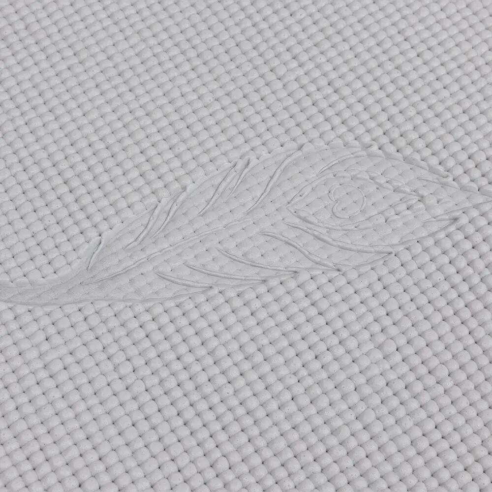 Yogamat Extra Dik 6 mm - Antislip - 183 x 61 cm - Grijs 2/6
