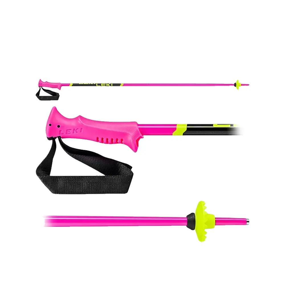 LEKI Leki Kinder Skistöcke Racing Kids Neonpink Black 2026 9/10