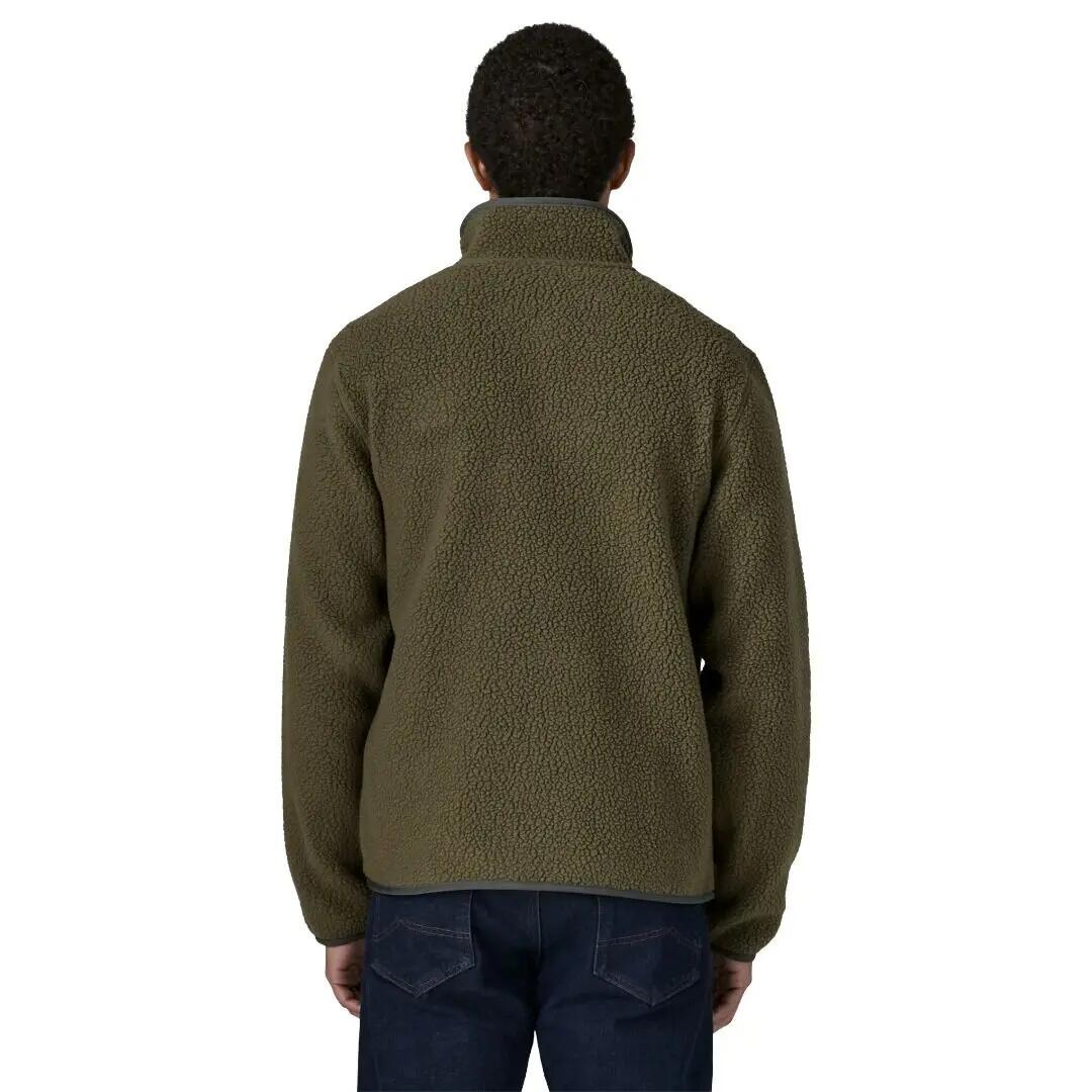 Chaqueta Polar Verde Patagonia Retro Pile Fleece Jacket Basin Green Cálido y Su 3/4