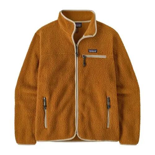 Chaqueta Polar Marrón Patagonia Retro Pile Fleece Jacket Cinnamon Brown Cálido 4/4