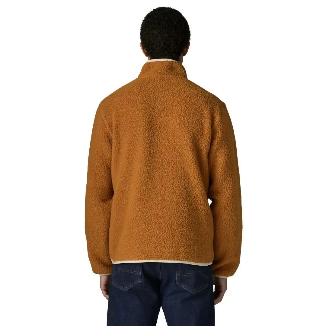 Chaqueta Polar Marrón Patagonia Retro Pile Fleece Jacket Cinnamon Brown Cálido 3/4
