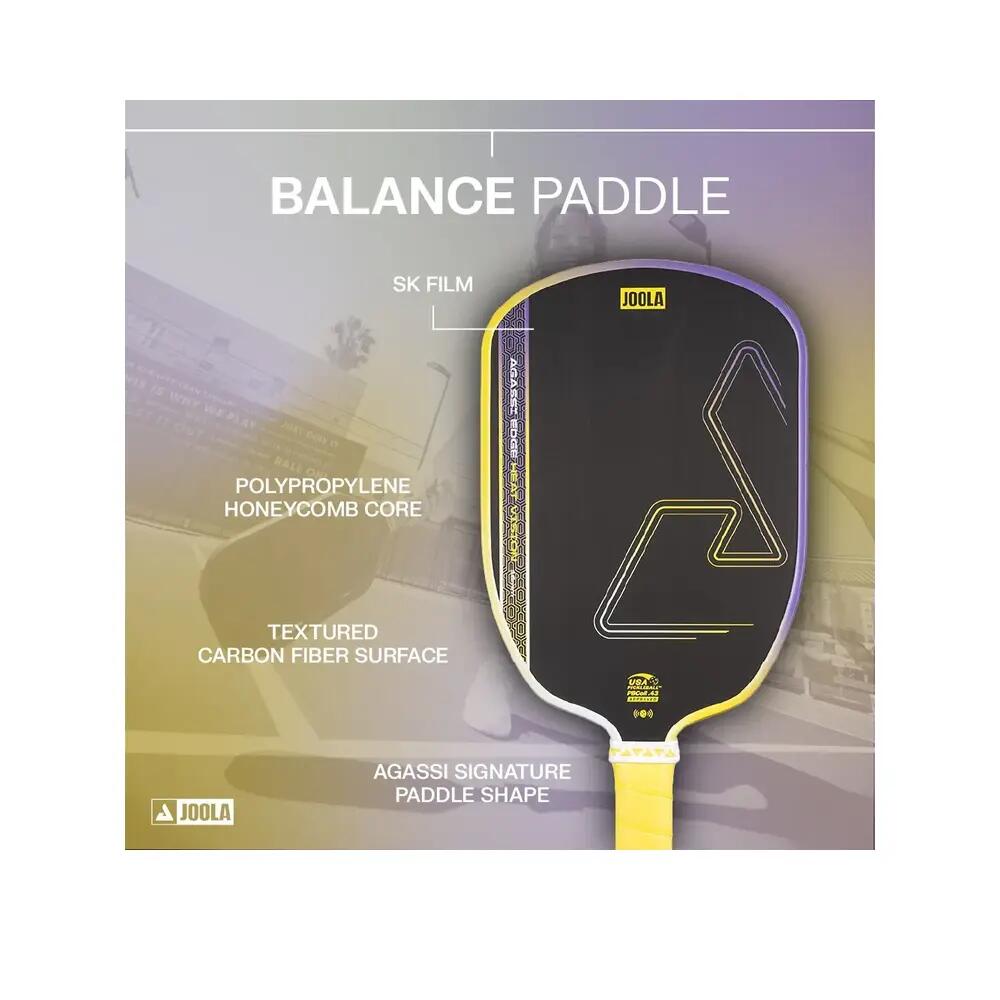 Pala de pickleballe Agassi Heat Vision 16 - Flash Yellow 9/9