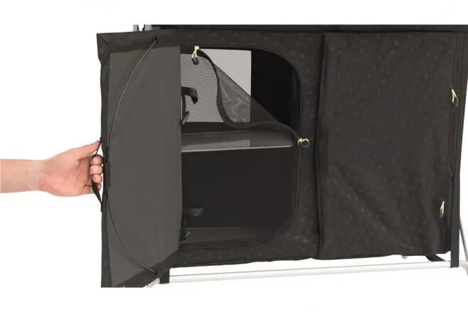 Tavolo da cucina Outwell Sudbury Alluminio Nero 2/4