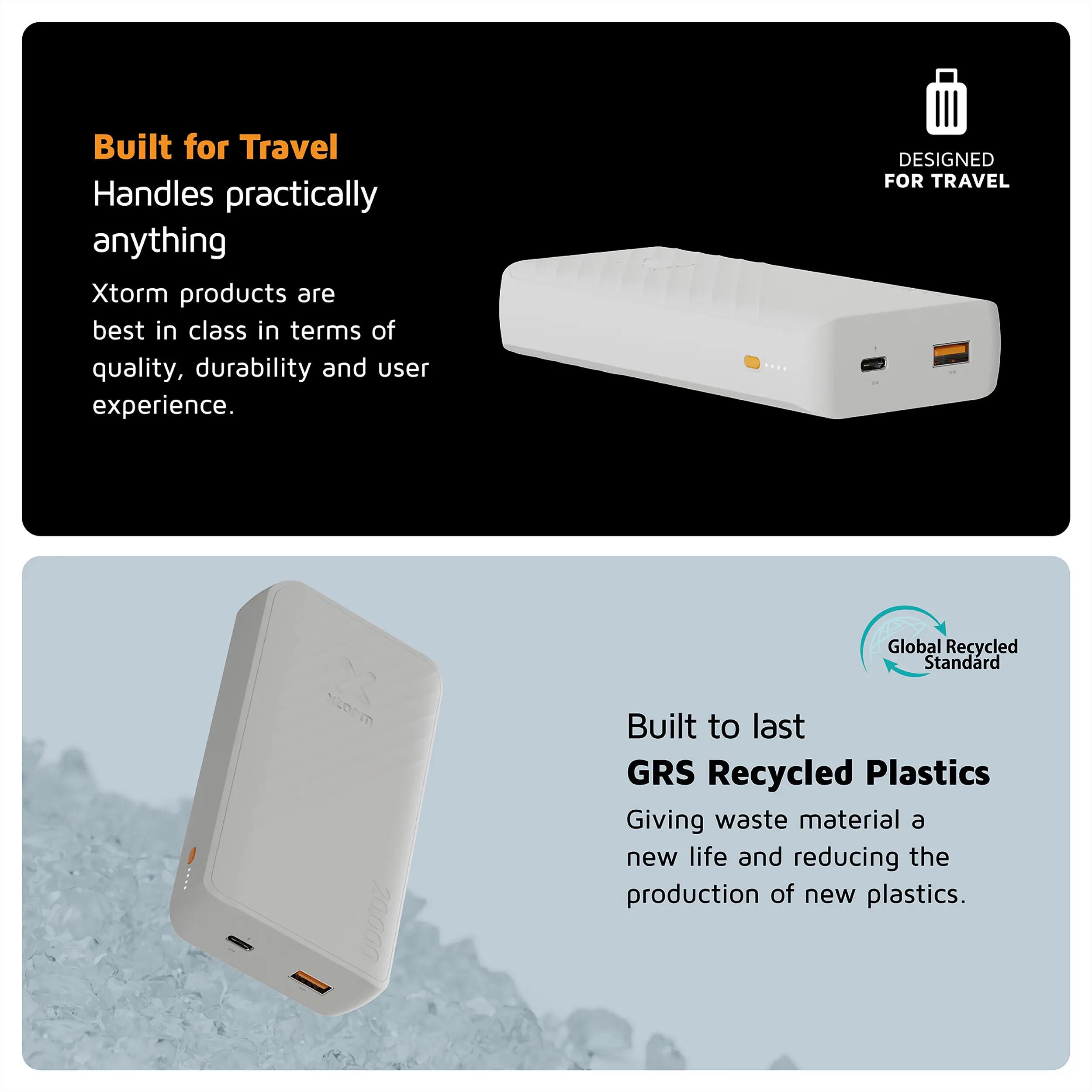 15W FastCharge Go2 Batterie externe 20.000mAh - Blanc 7/7