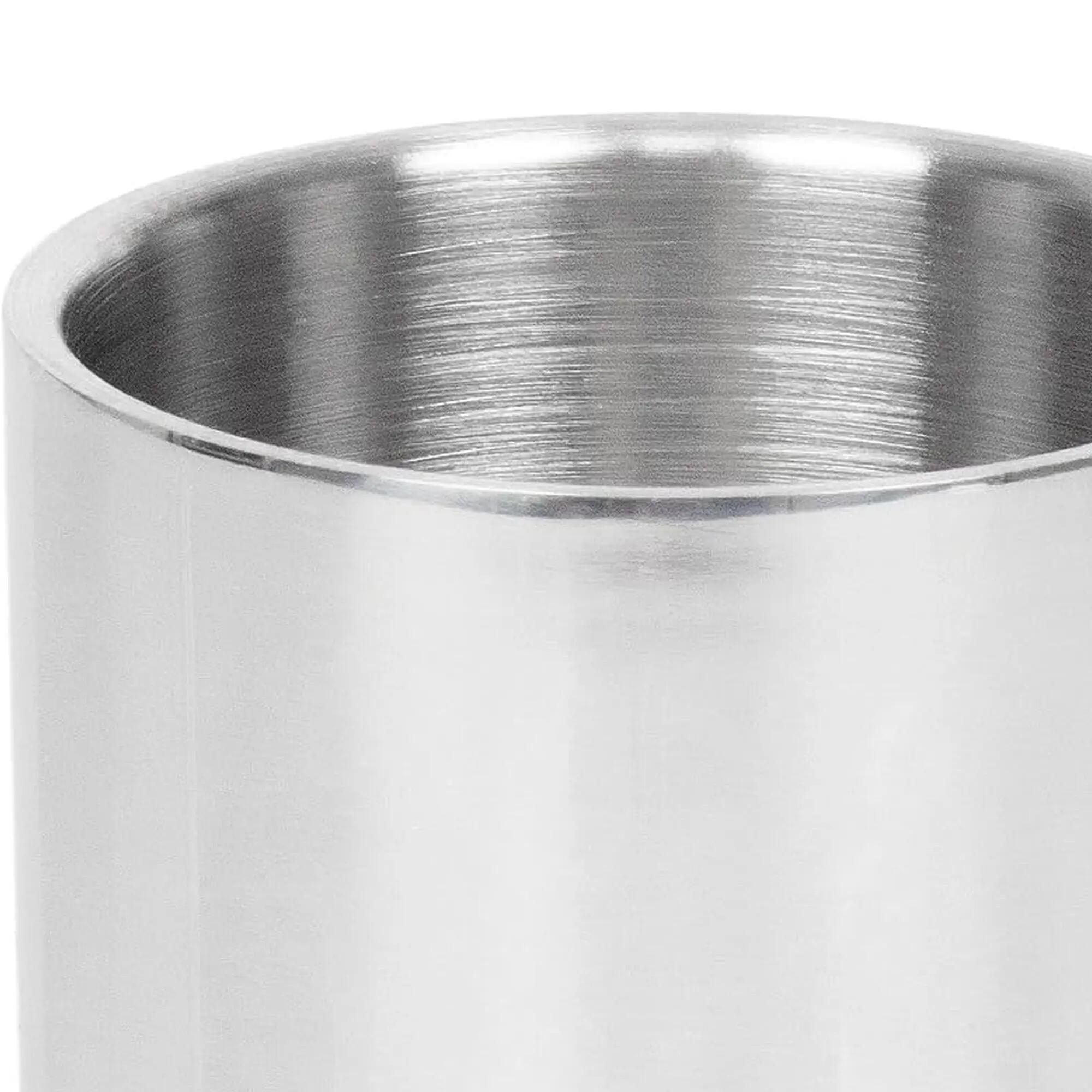 Camping Edelstahlbecher doppelwandig 300 ml mit Griff, Kaffeebecher 4 Stück 6/7