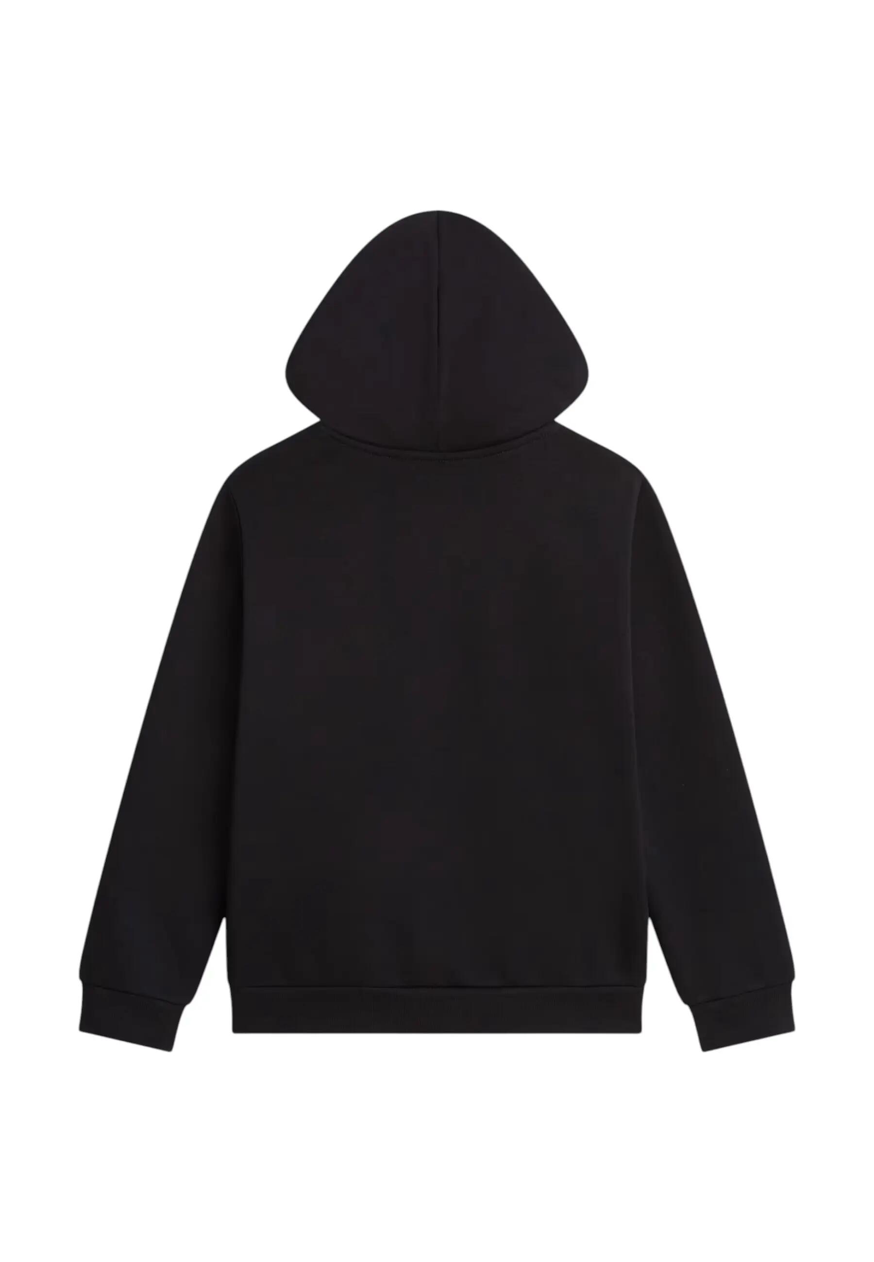 Hoodie van katoenmix met ‘Childrens/Kids Dome’logo (Zwart) 3/3