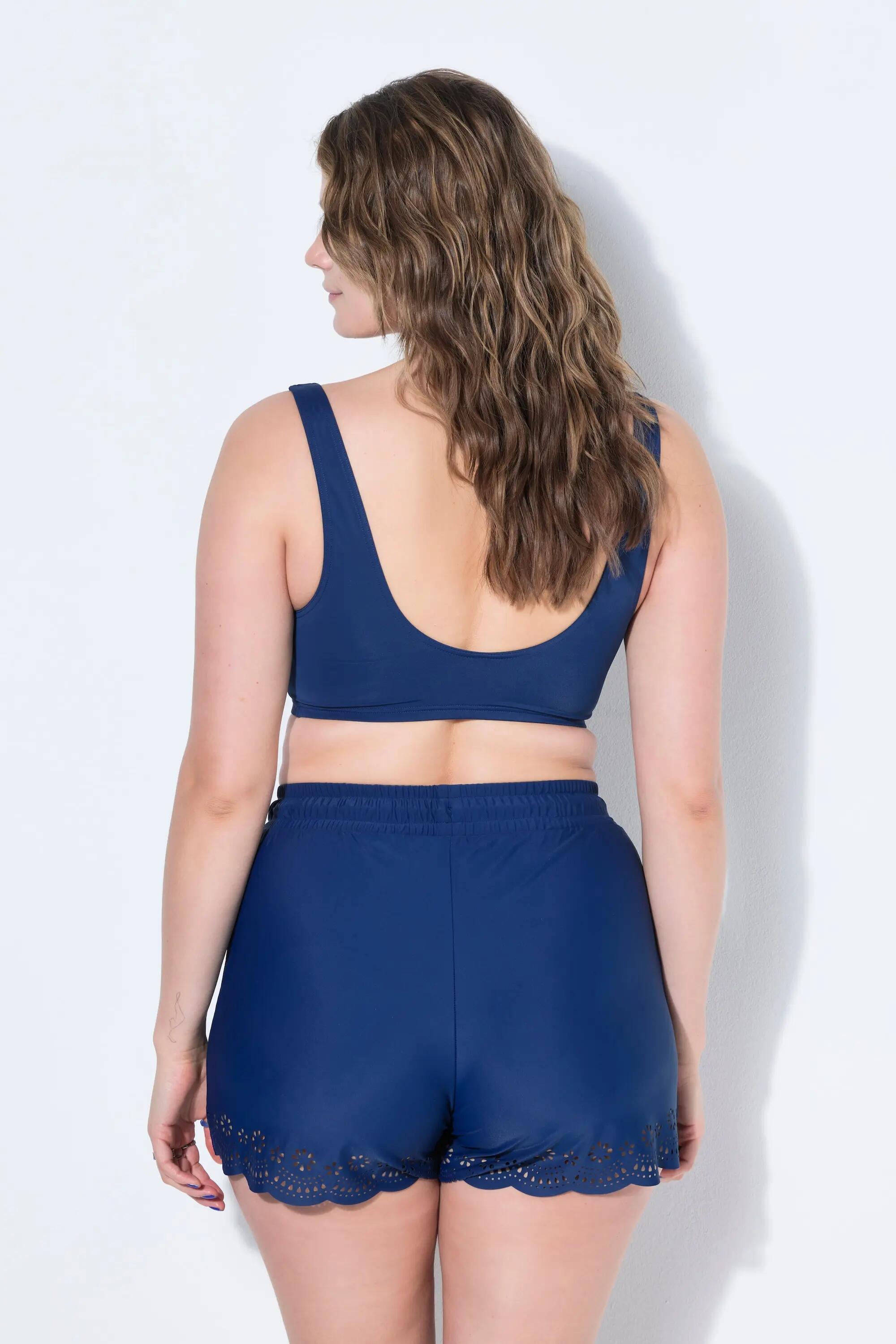 Dames Bikinitop gedrapeerde decolleté softcups 6/9