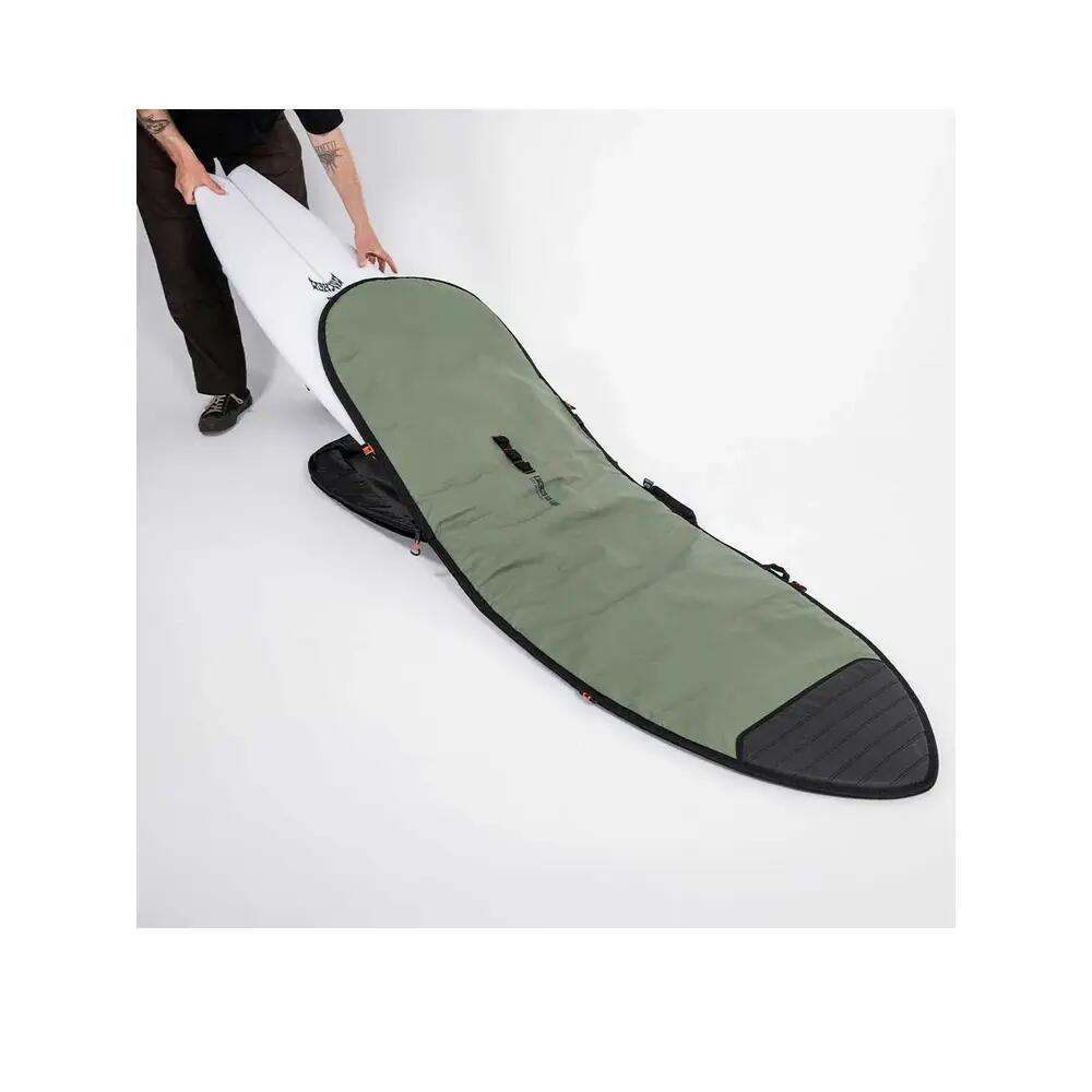 Capa de surf FCS Day Runner Shortboard Verde 8/9