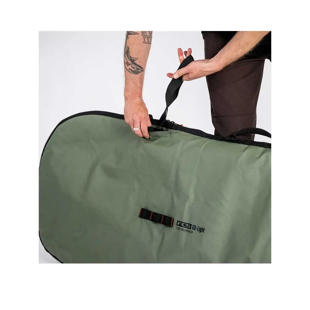 Capa de surf FCS Day Runner Shortboard Verde 4/9