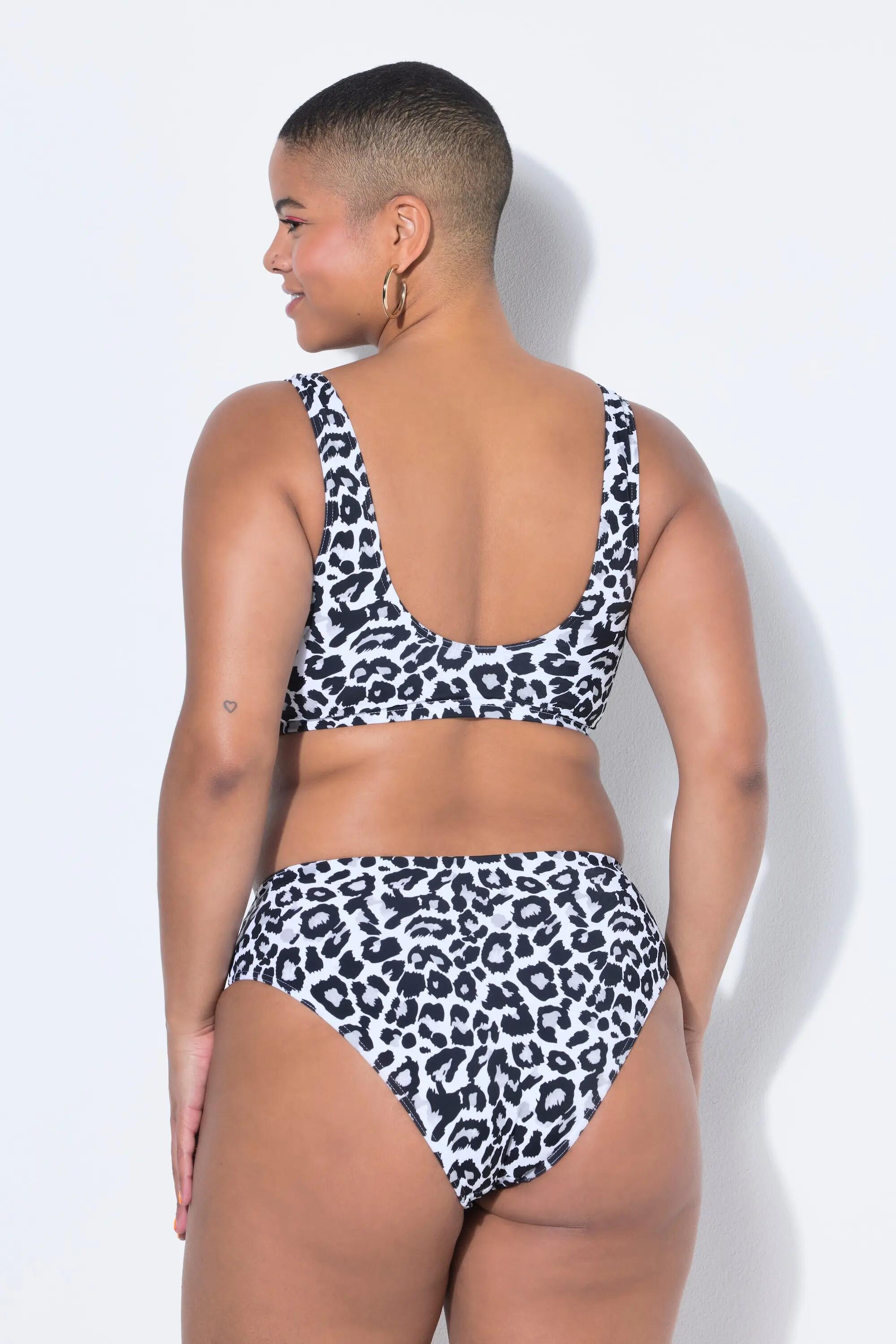 Damen Bikini-Slip HighWaist Leo Shaping 7/11