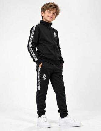 Real Madrid Trainingsanzug Kinder 25/26 – Schwarz