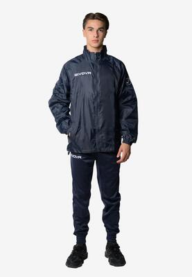 Giacca impermeabile (k-way) uomo givova azzurro