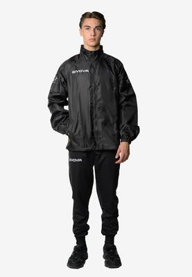 Giacca impermeabile (k-way) uomo givova azzurro