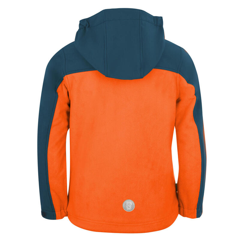 Kinder Fleece-Jacke Trollheimen Mystik Blau / Orange