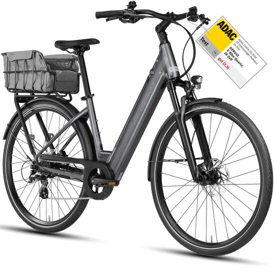 Quartz elektrische fiets 28" 250W koppelsensor 644Wh accu actieradius 161 km