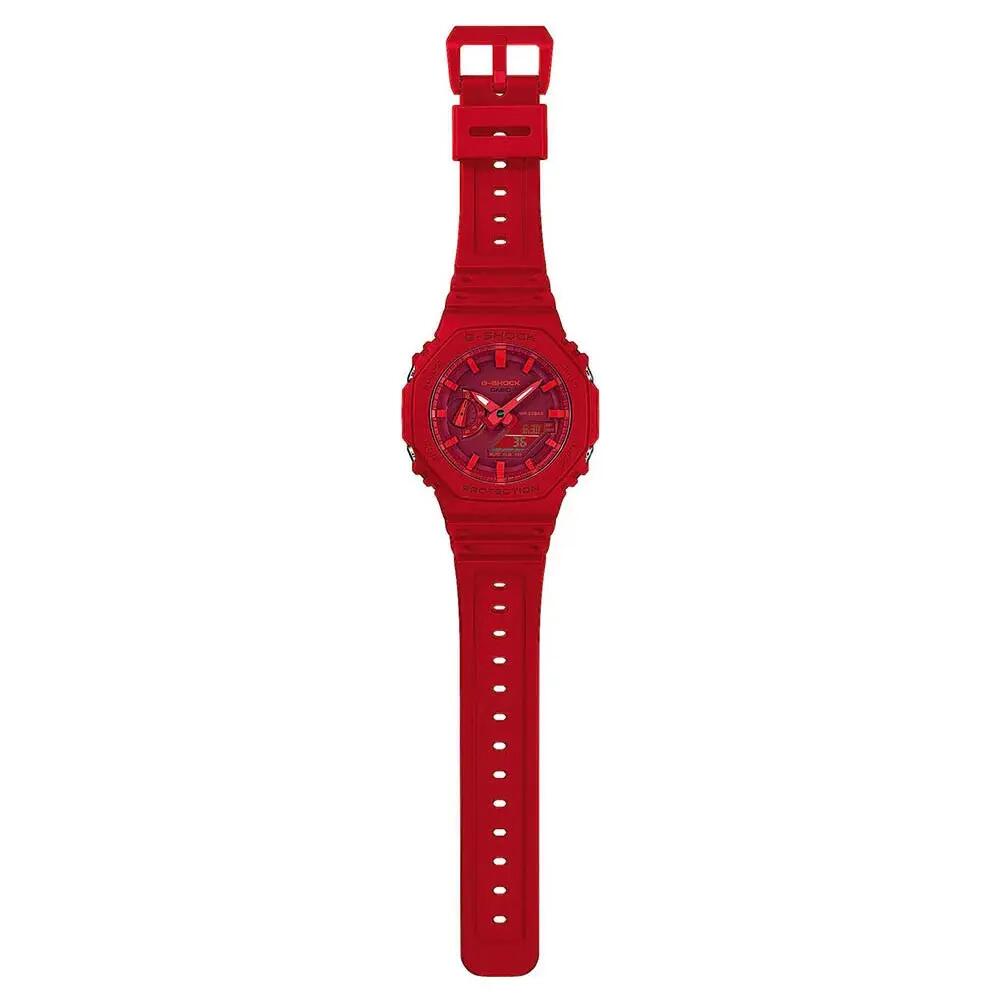 Casio Analoog En Digitaal  Horloge Rood/Rood GA-2100-4AER 11/11