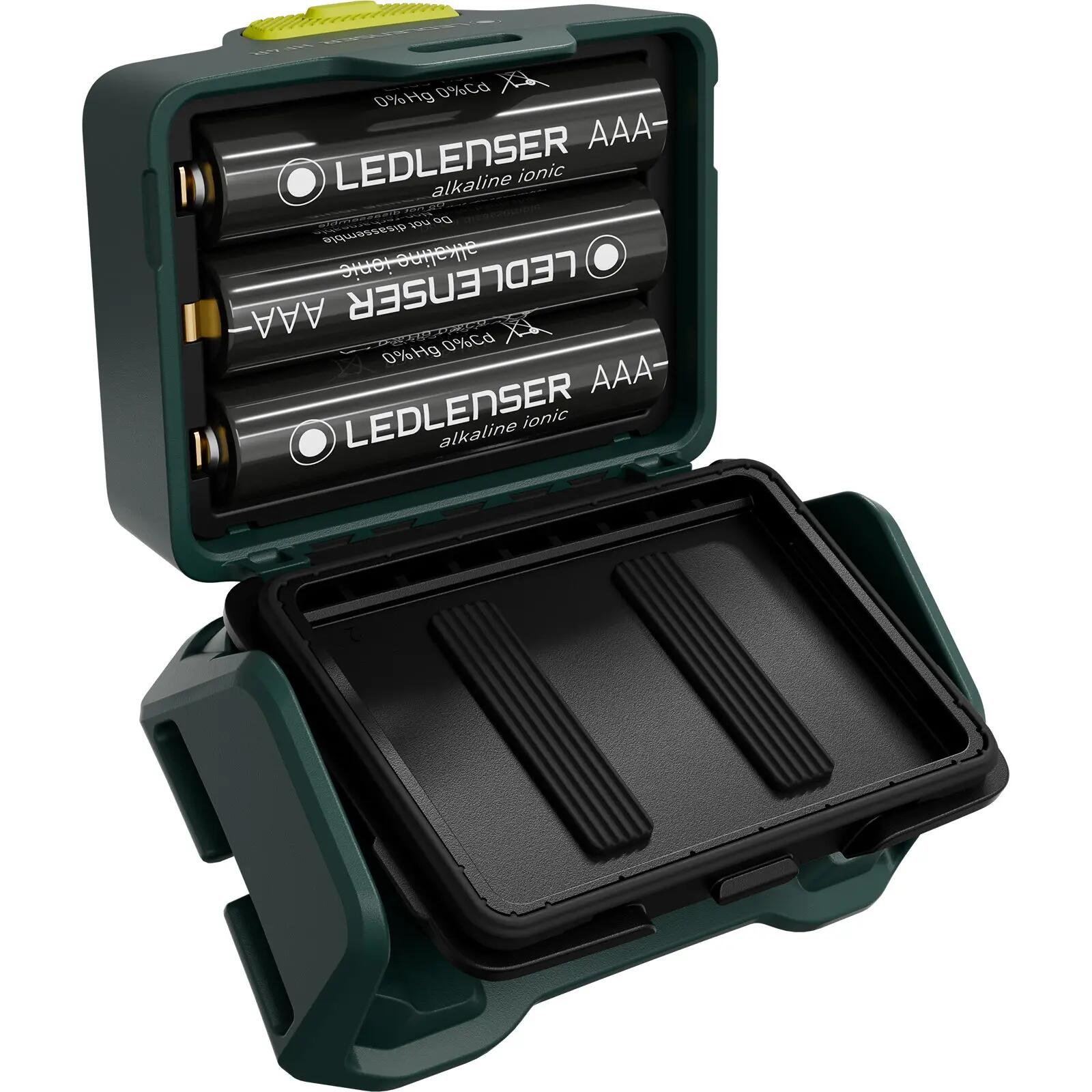 Stirnlampe HF4R, wiederaufladbar, 650lm, Leuchtweite 130m, IP67, Forrest Green 6/7
