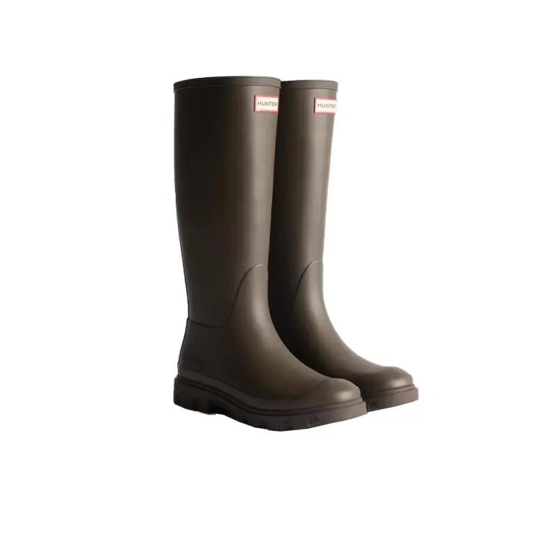 Botas De Chuva Mulher Hunter Botas Altas Downpour Marrón Castanho 2/4