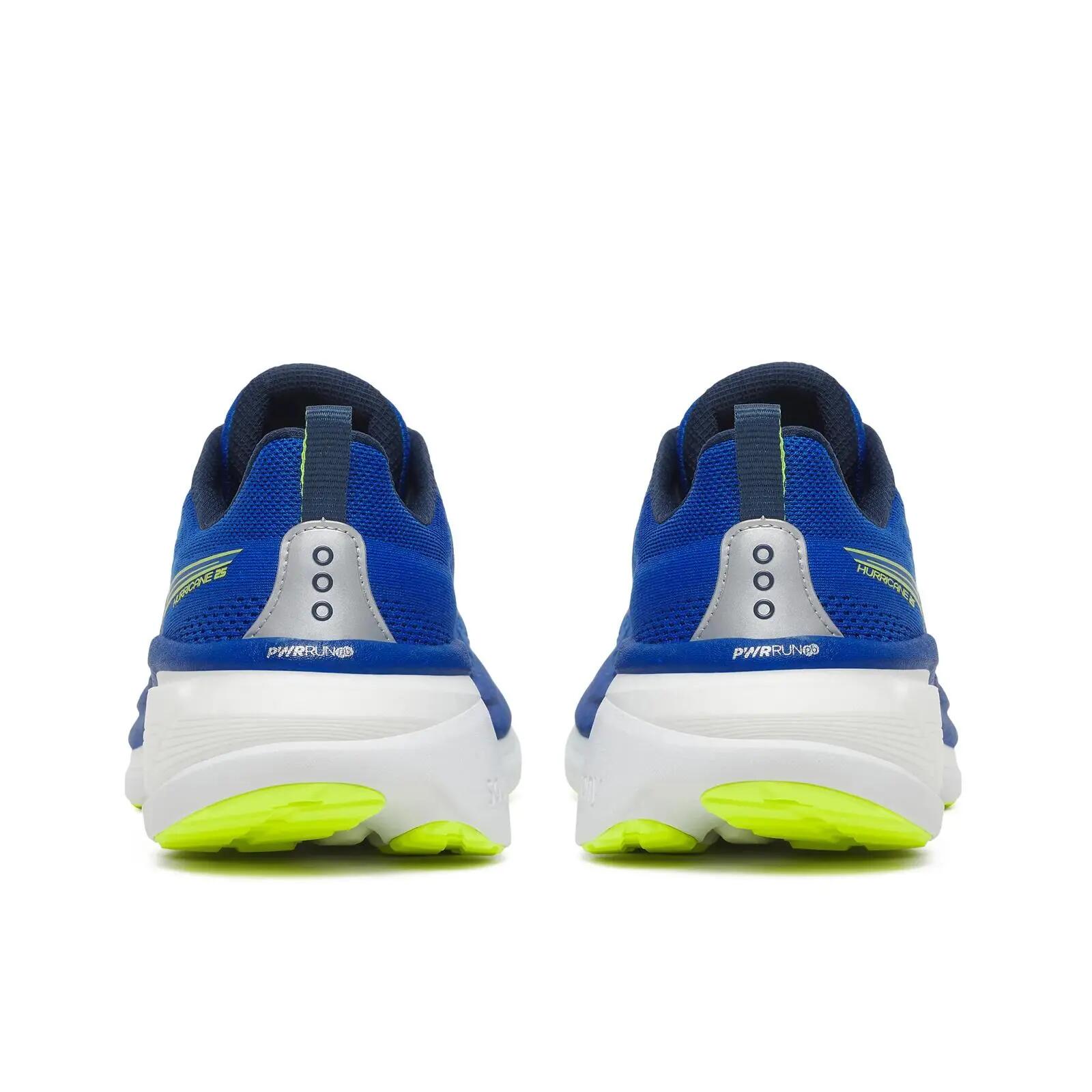 Pantofi alergare Saucony Hurricane 25 - albastru/galben | amortizare max 4/5
