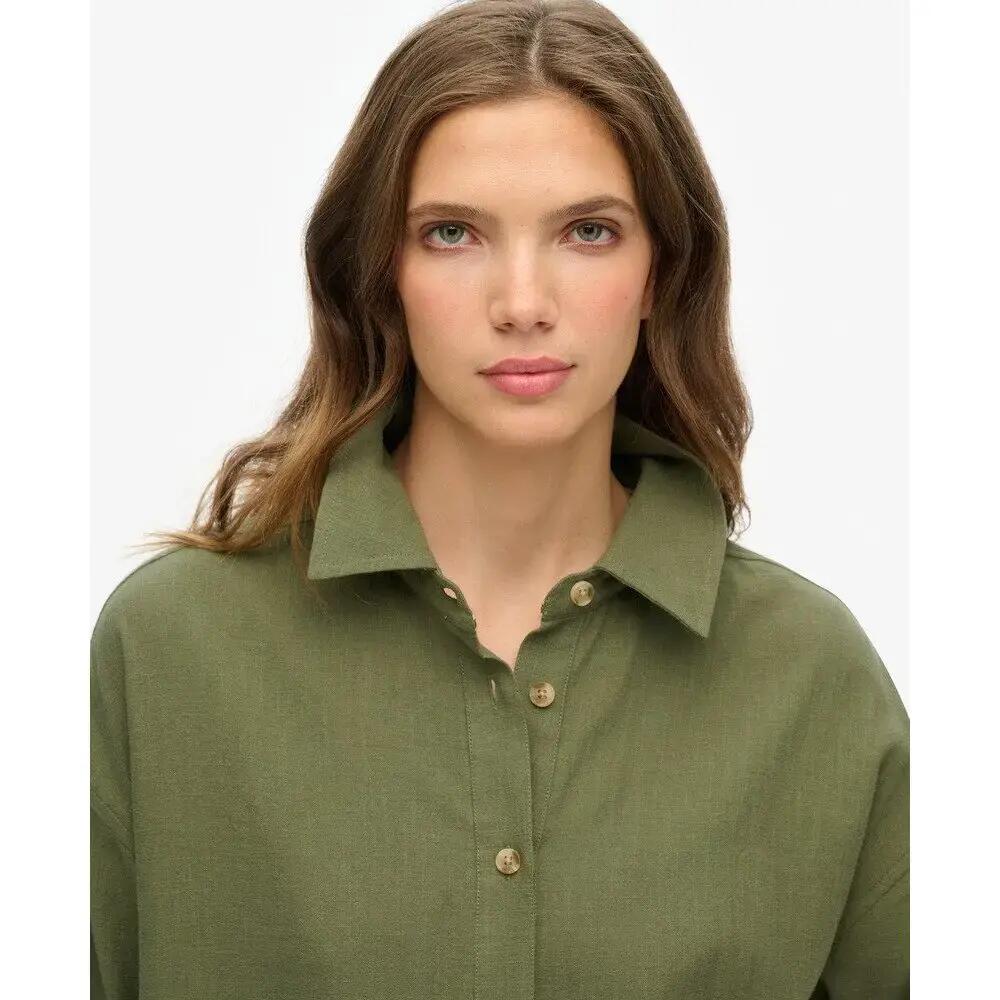 Camisa de praia de mangas longas para mulher Superdry Ibiza 6/7