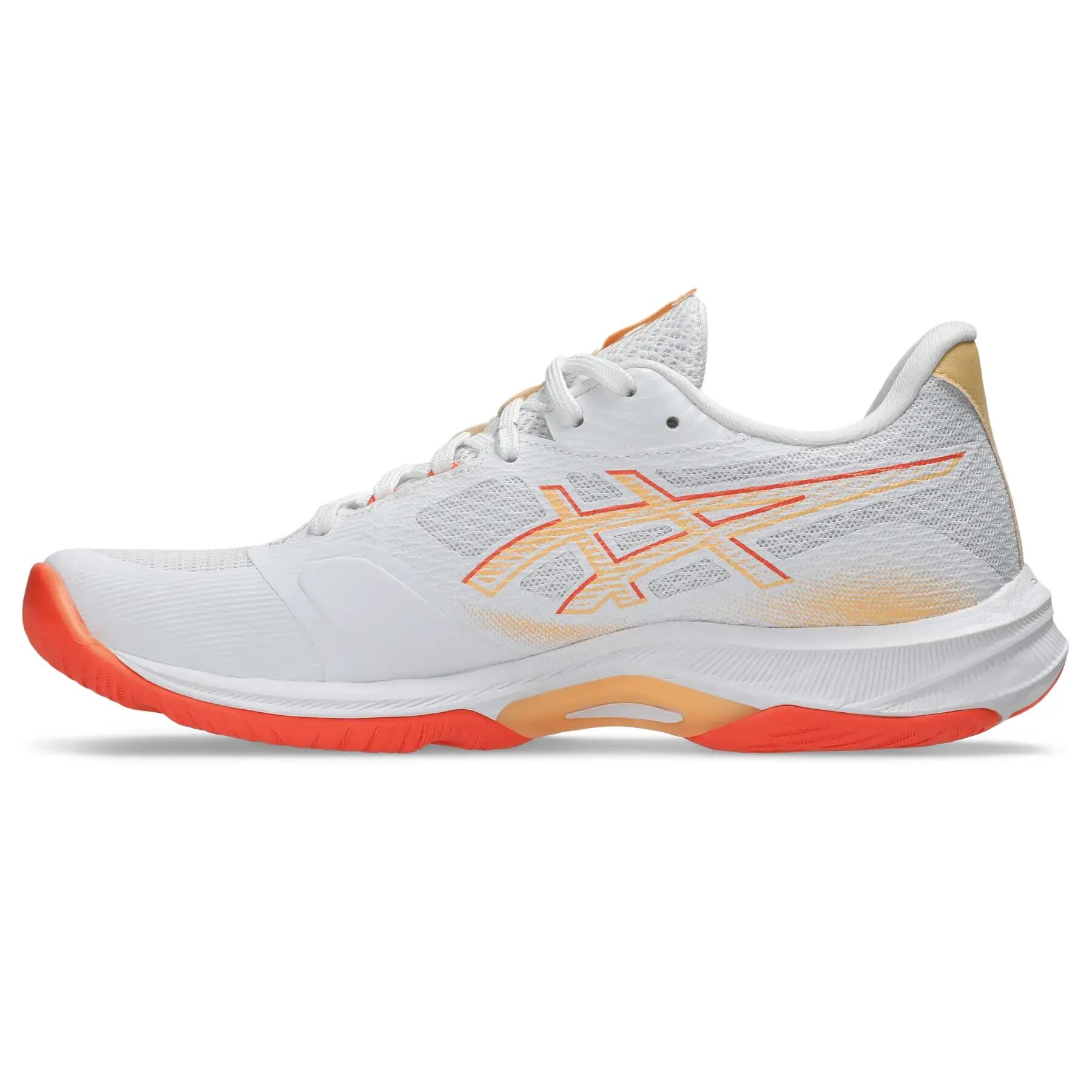 Zapatillas de voleibol ASICS Netburner Ballistic FF 4 Blancas 4/7
