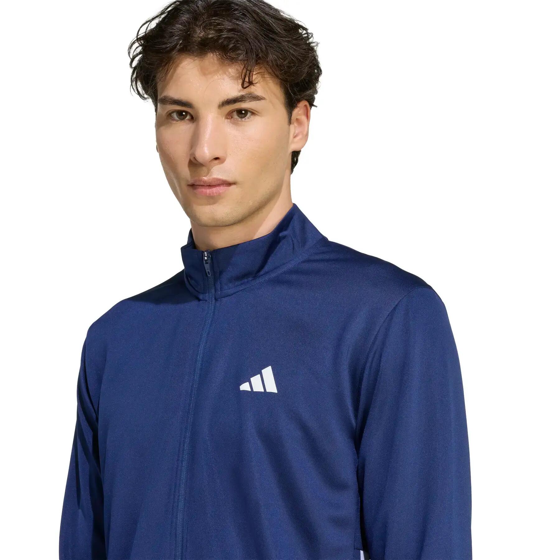 DZIANINOWA BLUZA DRESOWA WORKOUT ESSENTIALS ALL-SET 3-STRIPES 6/6