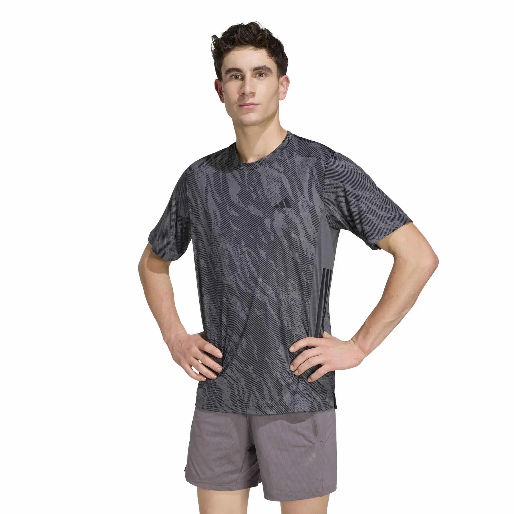 Koszulka męska adidas Cool Intensity Worout, Climacool, nadruk camouflage 2/6