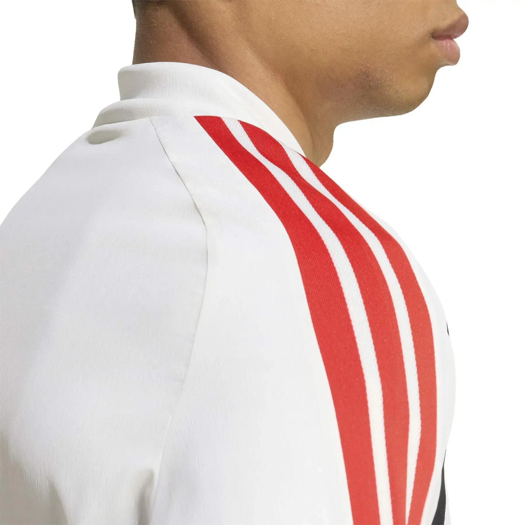 Giacca - calcio - unisex - maniche lunghe, zip integrale - Benfica - bianca 6/6
