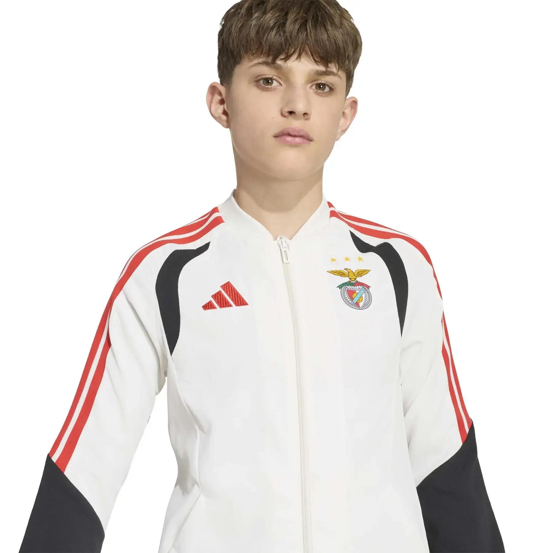 Kinder - Fußball - Freizeitjacke - Benfica 2026-2027 - weiß 6/7