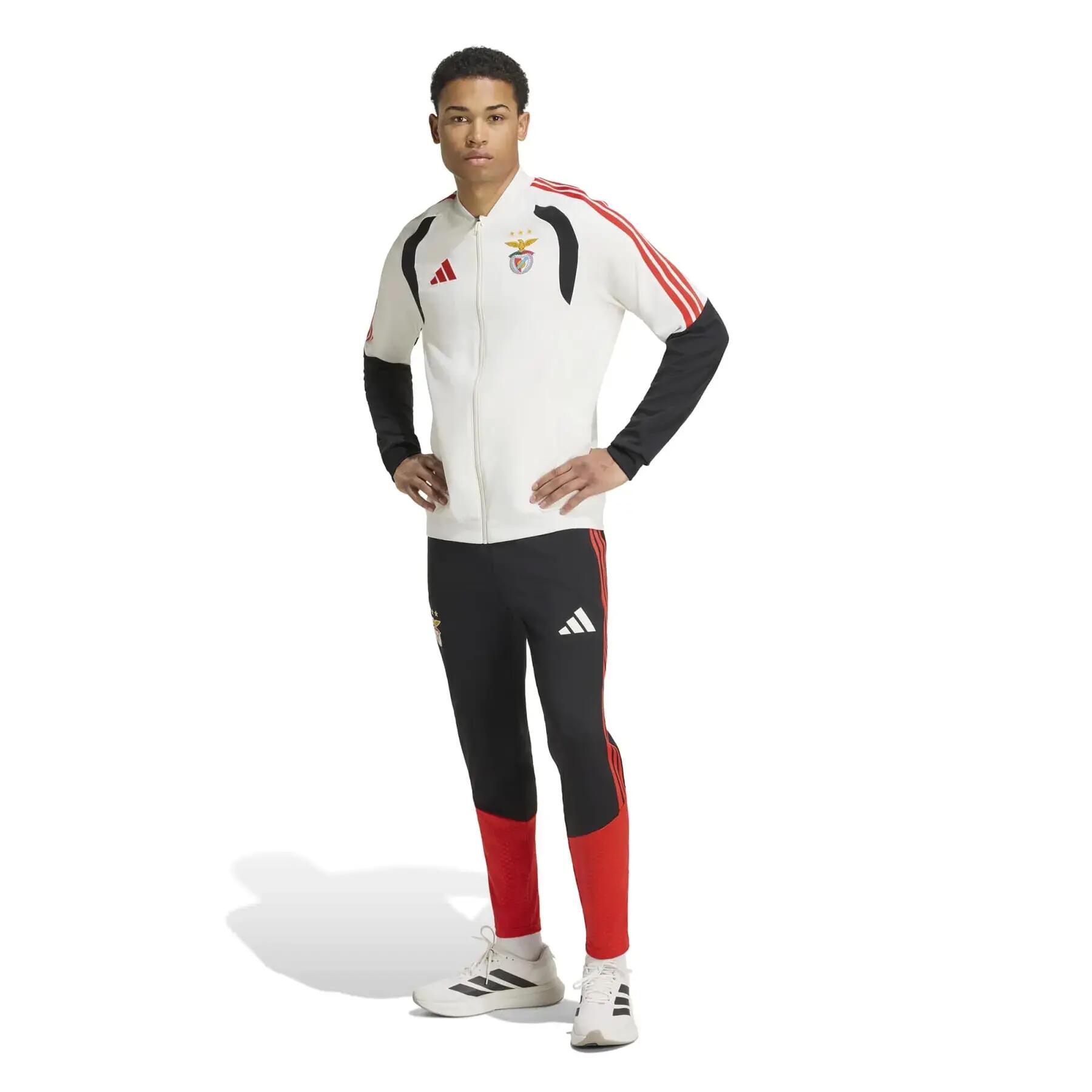Giacca - calcio - unisex - maniche lunghe, zip integrale - Benfica - bianca 3/6