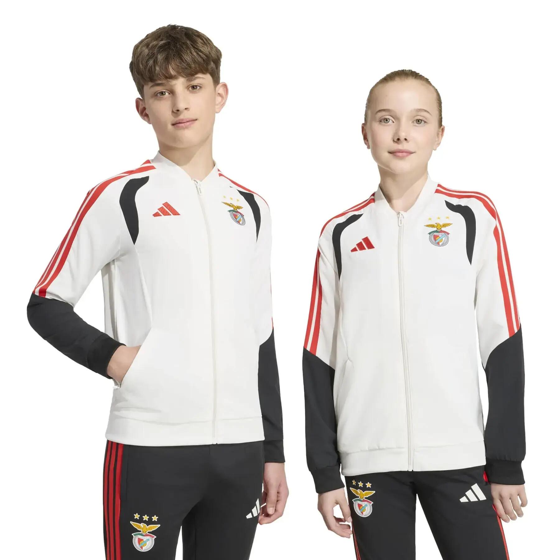 Kinder - Fußball - Freizeitjacke - Benfica 2026-2027 - weiß 3/7