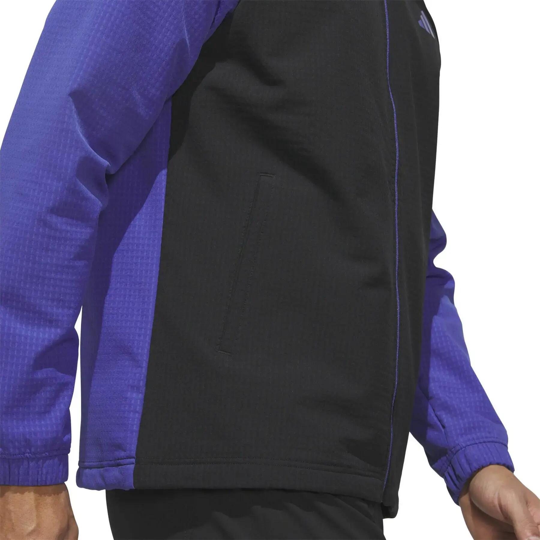Adidas Ult365 Wind Mix, Golfjacke für Herren, Schwarz/Blau 6/6